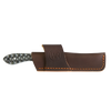 Rusted Nail Knives | Brown Fang | G10 Damascus Bullcutter Knife