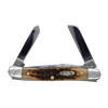 Case Knives | 00042 | Peach Seed Jig Amber Bone Medium Stockman