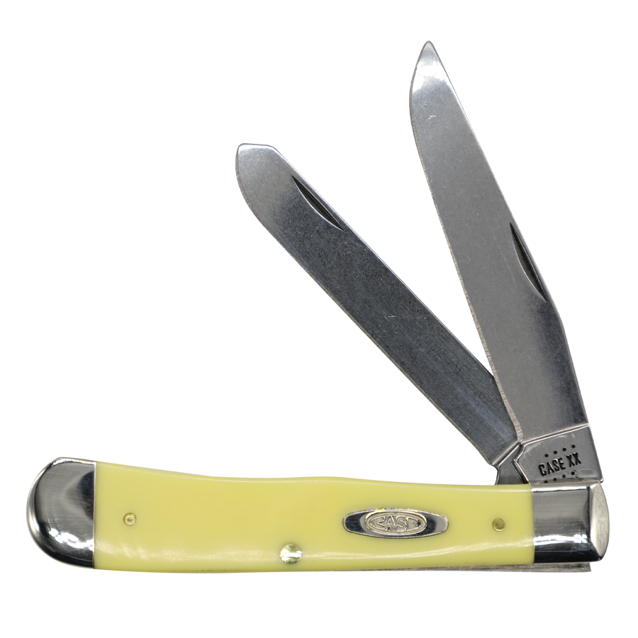 Case Knives | 00161 | Yellow Synthetic CS Trapper