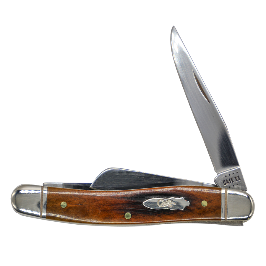 Case Knives | 03693 | My First Case Peach Seed Jig Old Red Bone Peanut