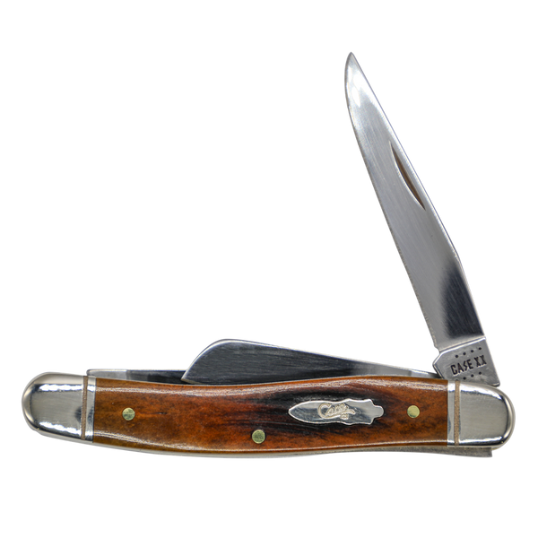 Case Knives | 03693 | My First Case Peach Seed Jig Old Red Bone Peanut