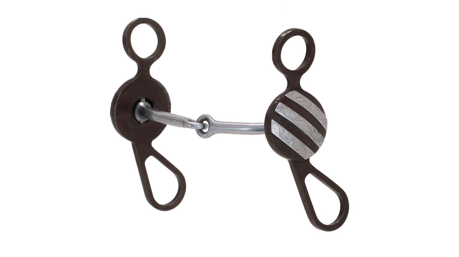 Cowboy Tack | Short Concho Snaffle Bit | Tyler Magnus Series