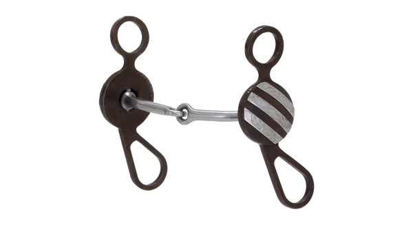 Cowboy Tack | Short Concho Snaffle Bit | Tyler Magnus Series