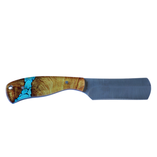 Rusted Nail Knives | Turquoise River | Acrylic Bullcutter Knife