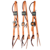 Wildfire Saddlery | 3/4" Headstall Braided Ear Harness with Cowboy Knots and Custom Buckles