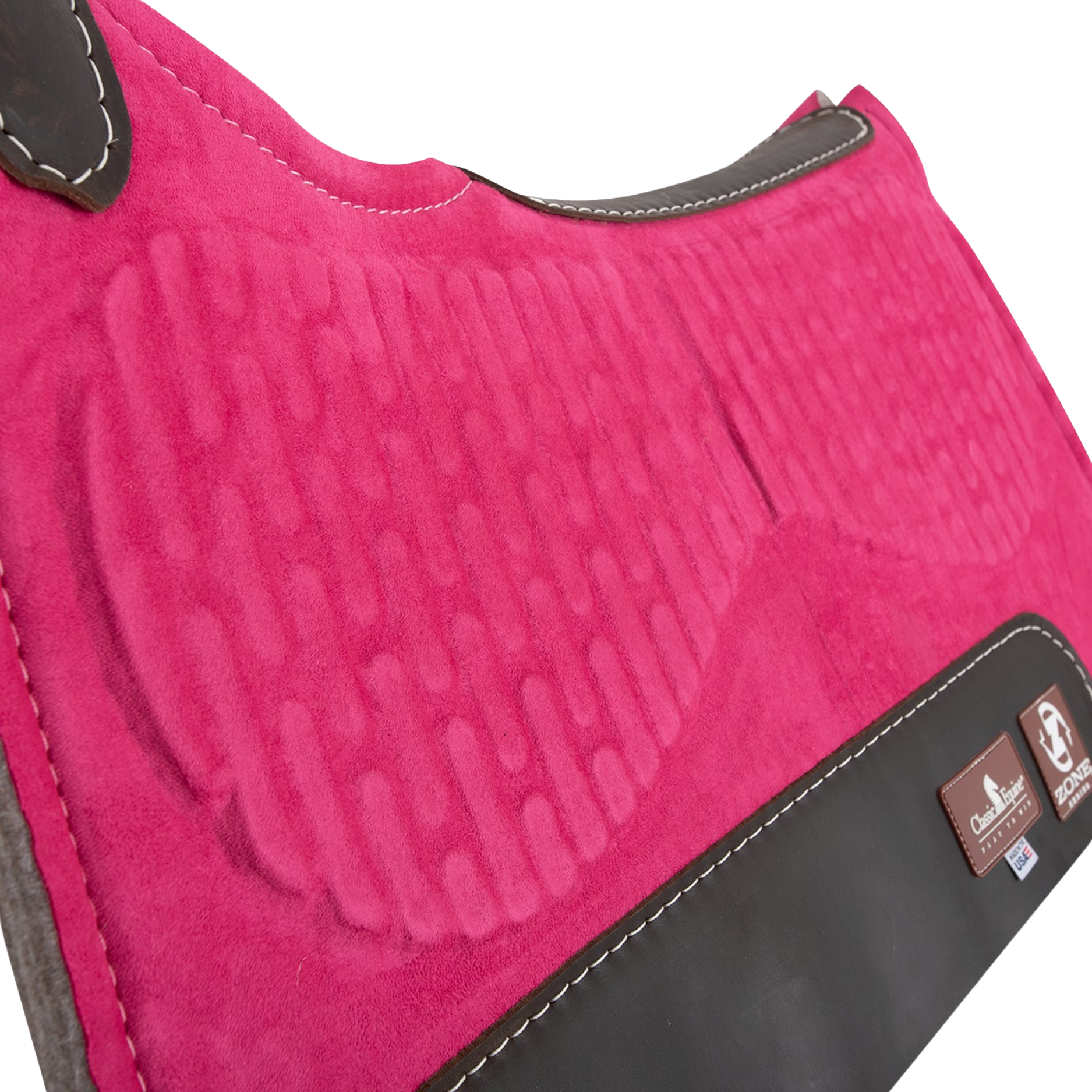 Classic Equine | Zone Micro Suede Saddle Pad | 3/4