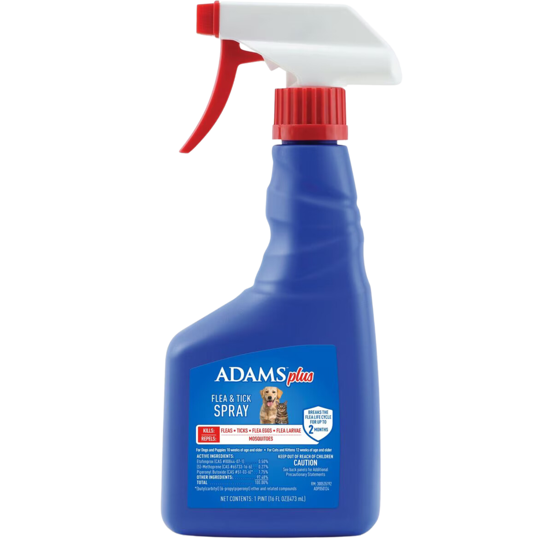 Adams | Plus Flea & Tick Spray | 16 oz