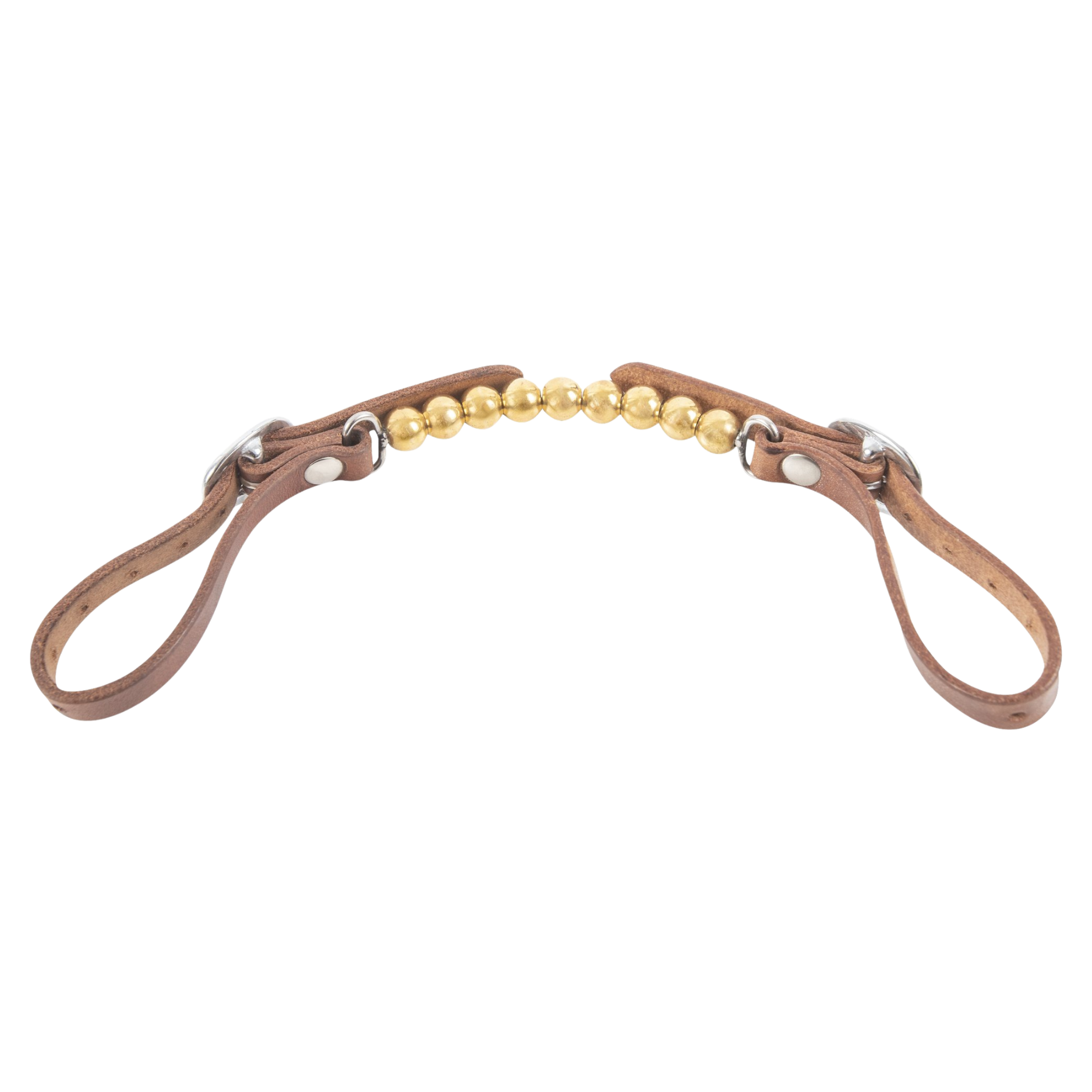Martin Saddlery | Brass Ball Curb Strap