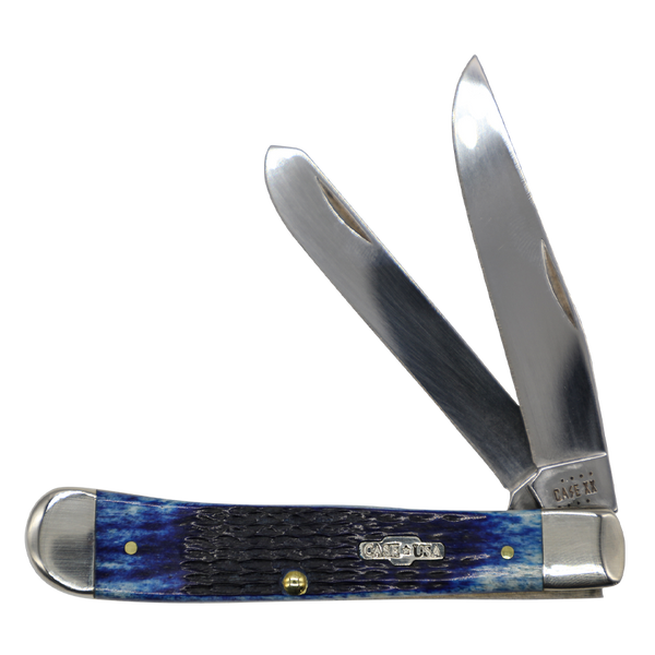 Case Knives | 02800 | Rogers Corn Cob Jig Blue Bone Trapper