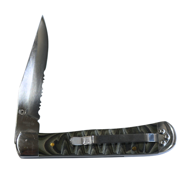 Rusted Nail Knives | Brown Fang | G10 Locking Trapper