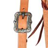 Wildfire Saddlery | 3/4" Headstall Braided Ear Harness with Cowboy Knots and Custom Buckles