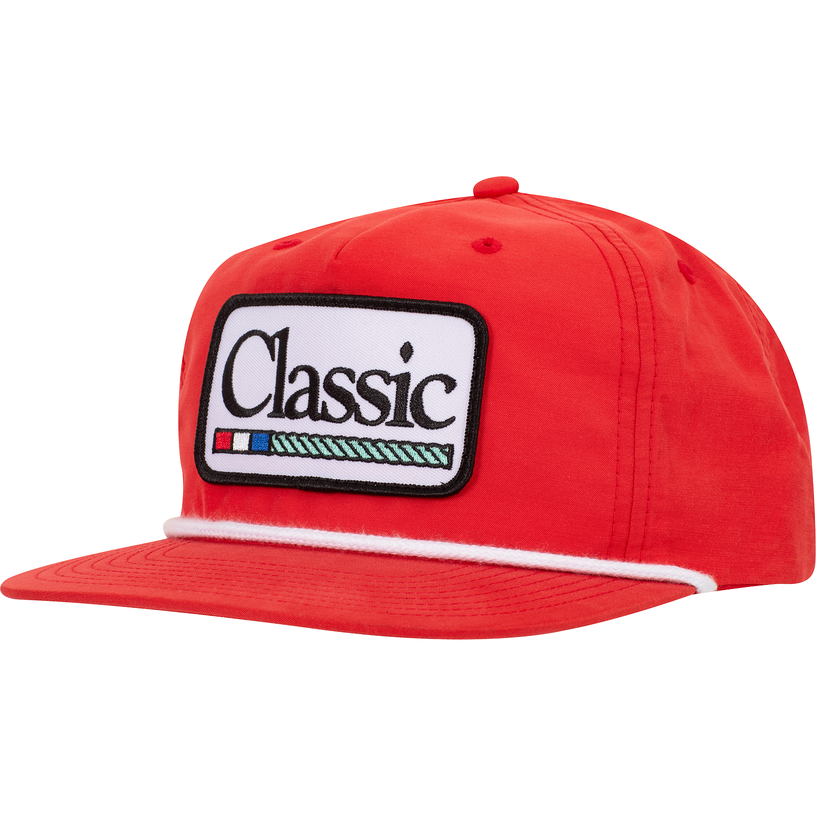 Classic Rope | Trucker Snapback Cap | Red