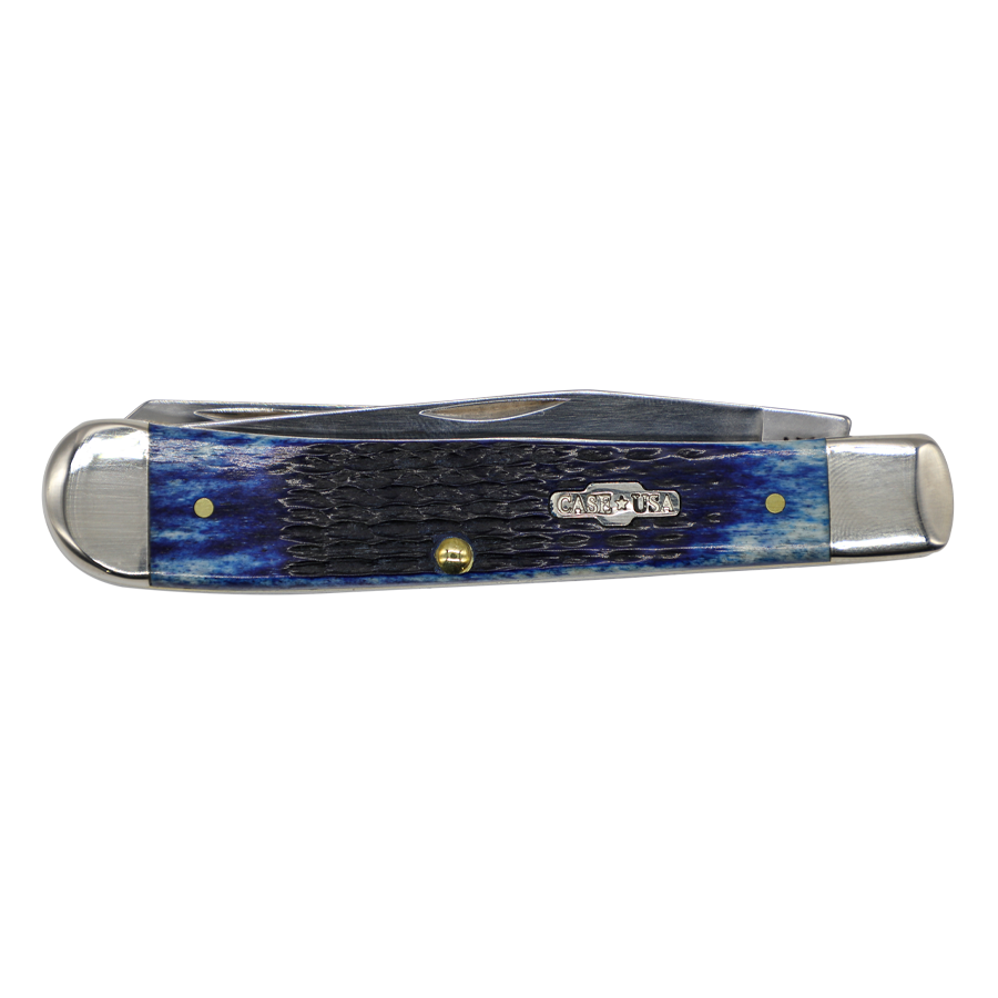 Case Knives | 02800 | Rogers Corn Cob Jig Blue Bone Trapper