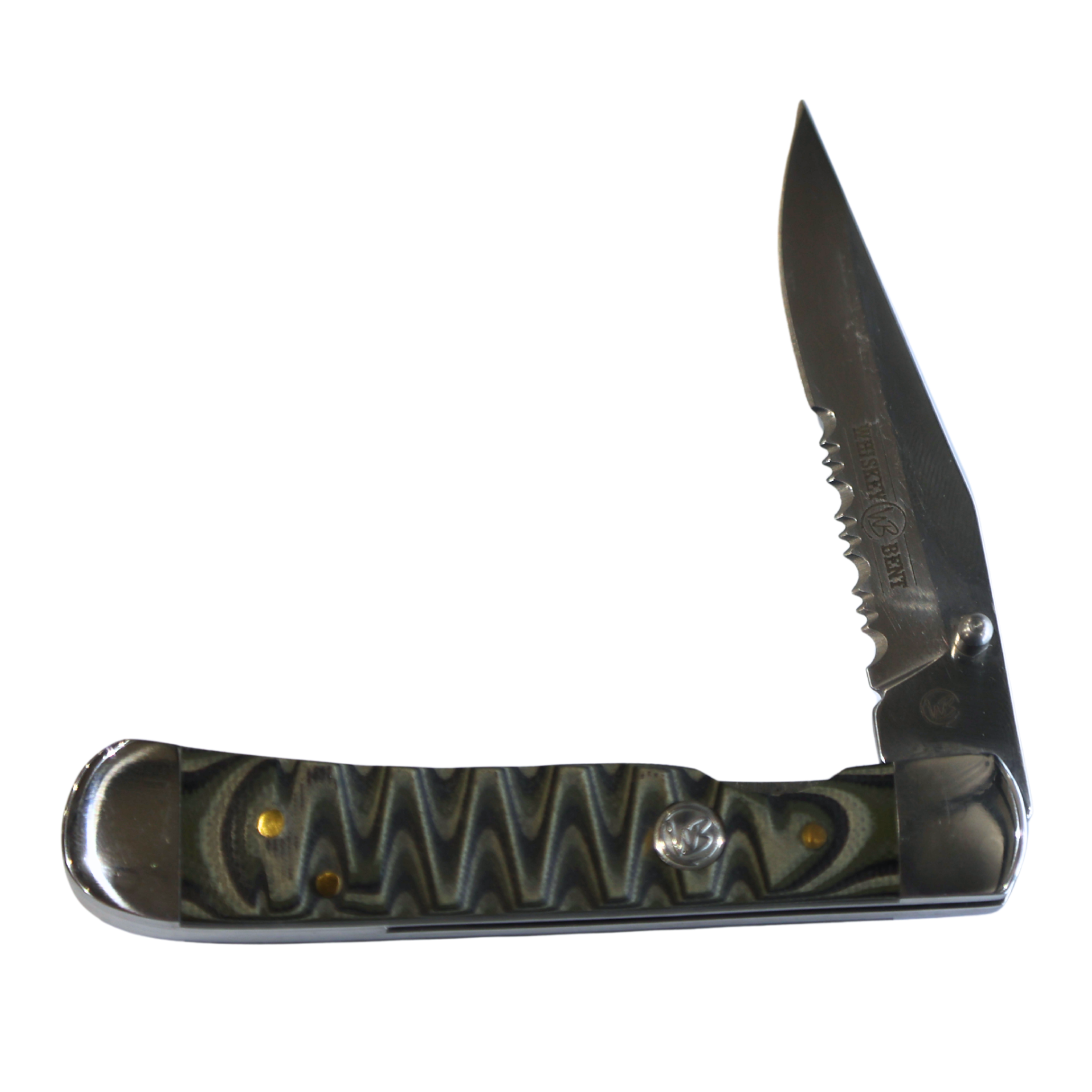 Rusted Nail Knives | Brown Fang | G10 Locking Trapper