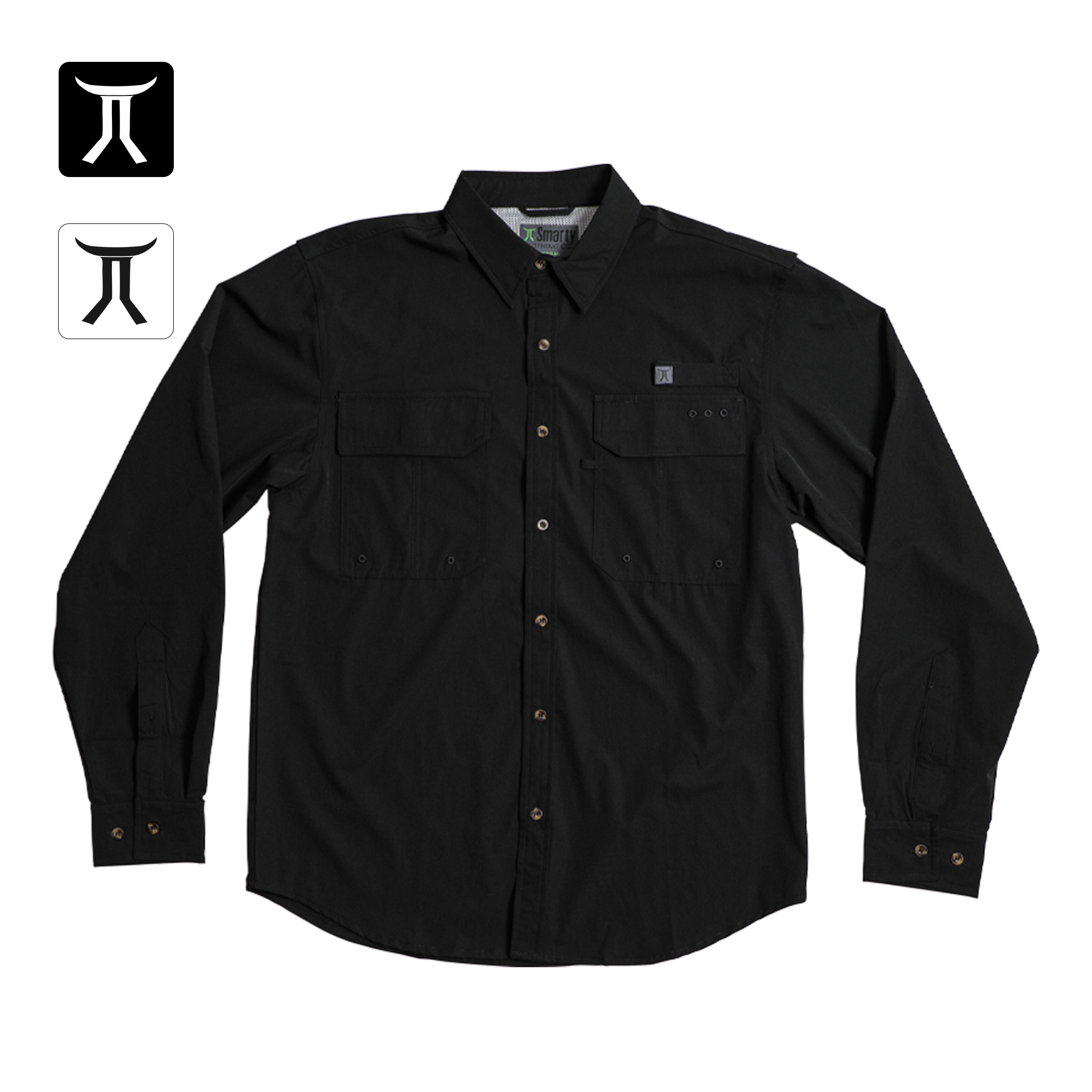 Smarty Rodeo | Cool Wear Button Up | Men's Long Sleeve