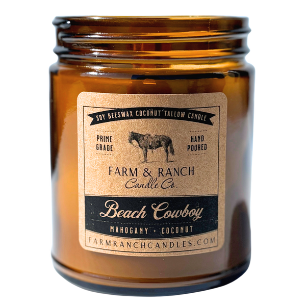 Farm & Ranch Candle Co. | Beach Cowboy | 7 oz