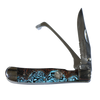 Rusted Nail Knives | Tooled Country | Acrylic w/ Clip | Hoofpick Knife