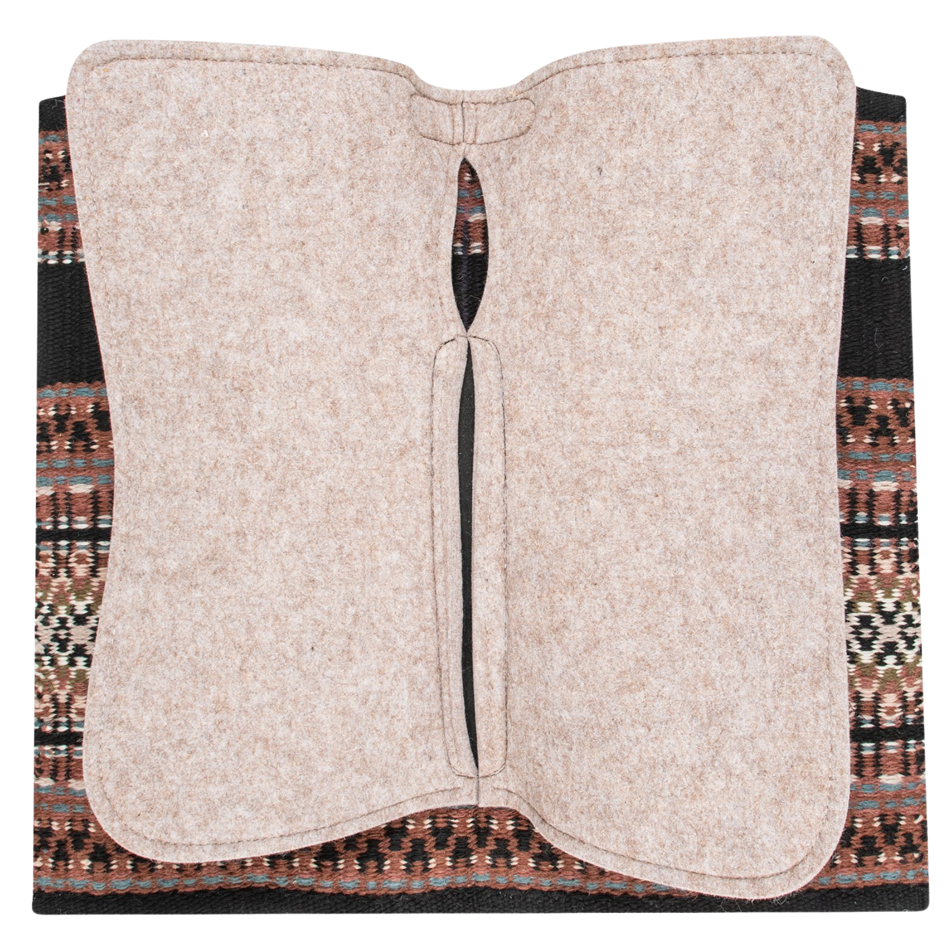 Classic Equine | Zone Blanket Top Pad Black Chestnut | 1