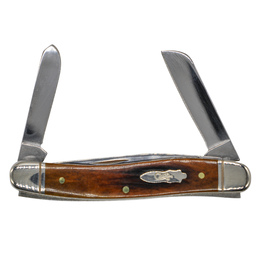 Case Knives | 03693 | My First Case Peach Seed Jig Old Red Bone Peanut