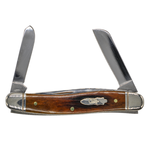 Case Knives | 03693 | My First Case Peach Seed Jig Old Red Bone Peanut