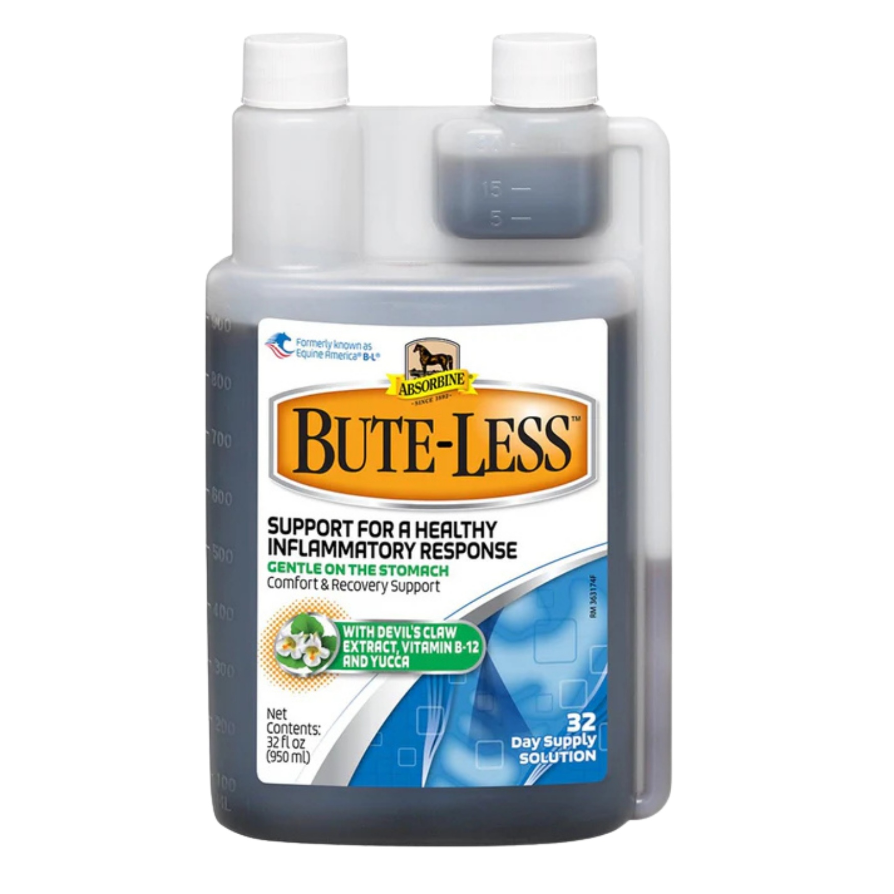 Absorbine | Bute-Less Comfort & Recovery Horse Supplement | Solution