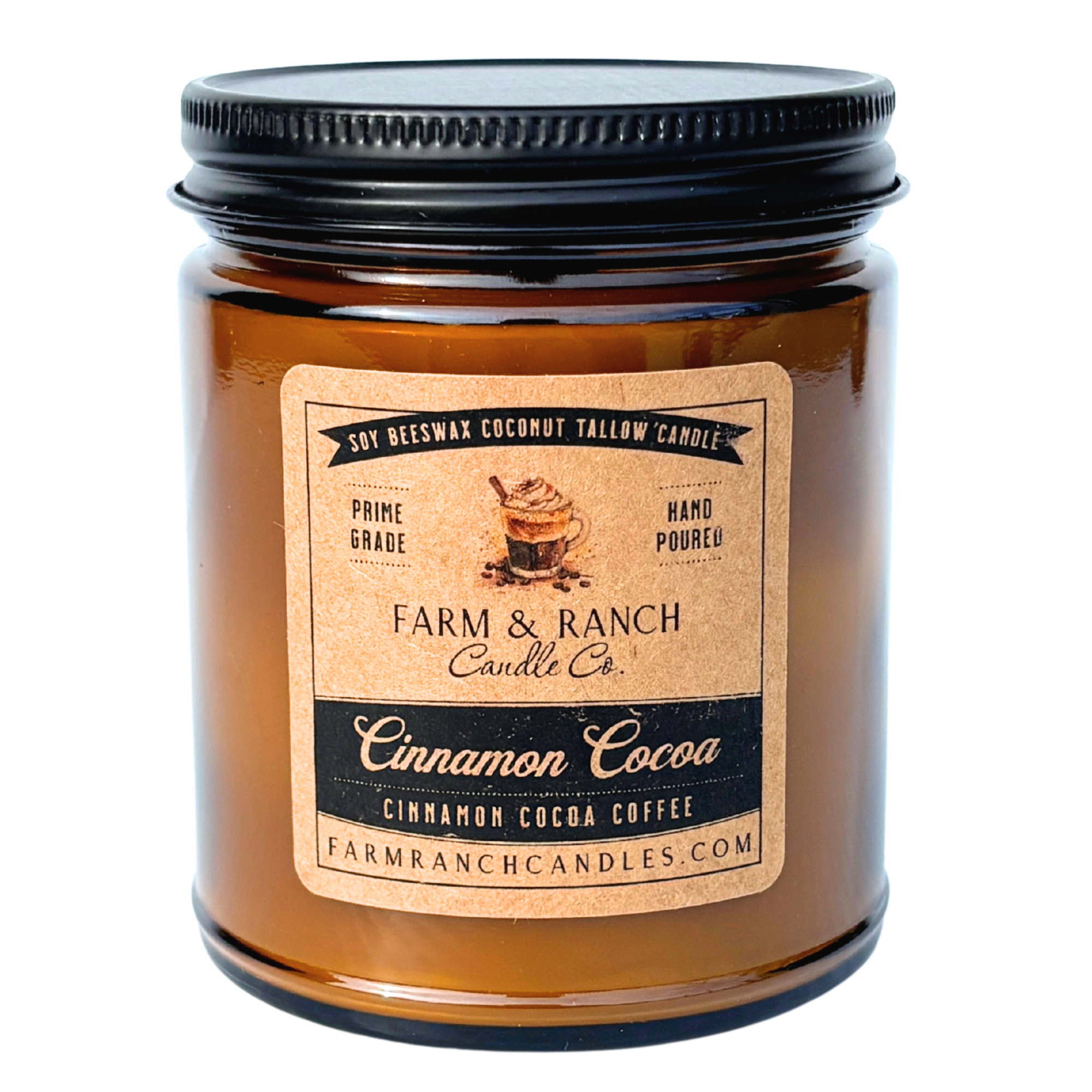 Farm & Ranch Candle Co. | Cinnamon Cocoa Coffee | 7 oz