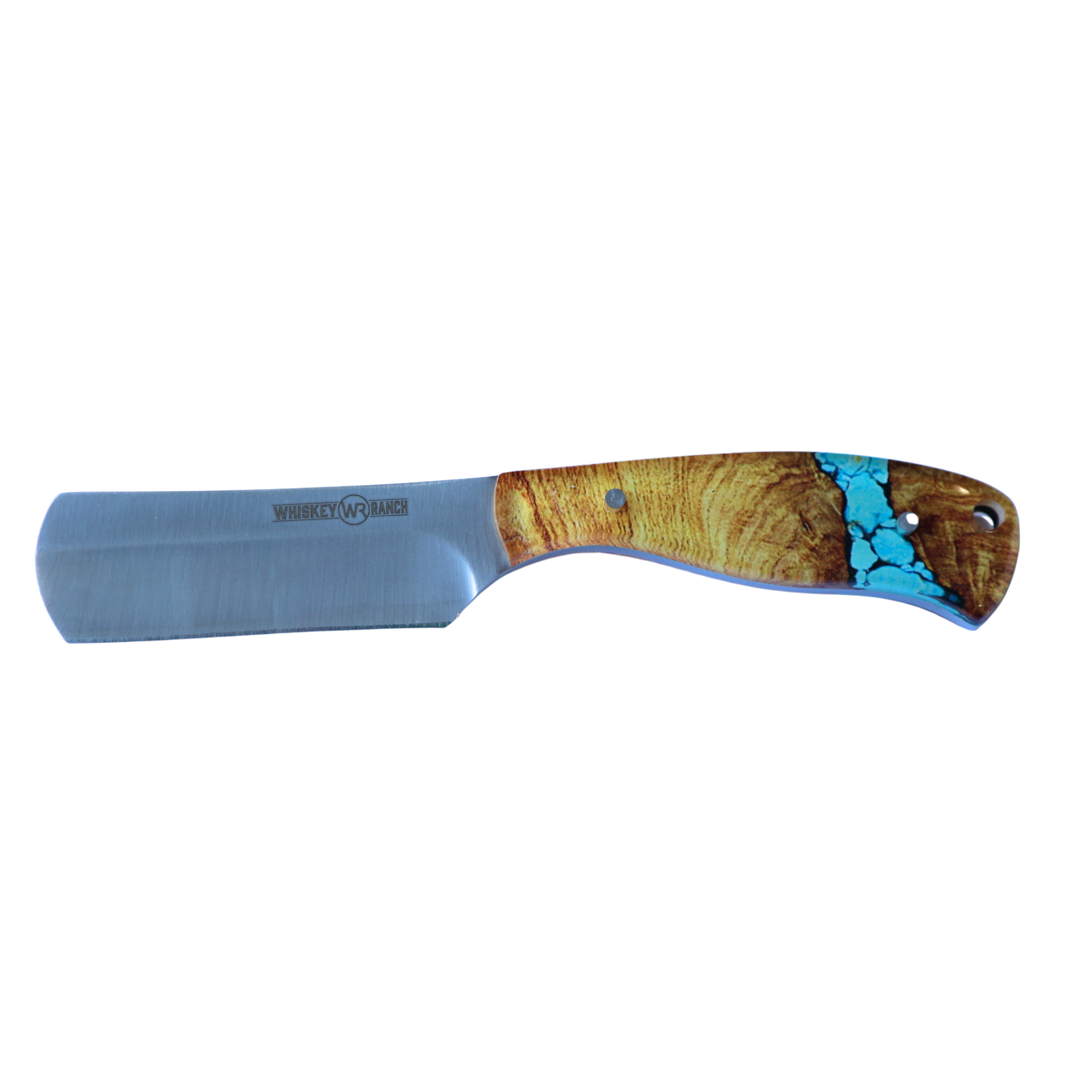 Rusted Nail Knives | Turquoise River | Acrylic Bullcutter Knife
