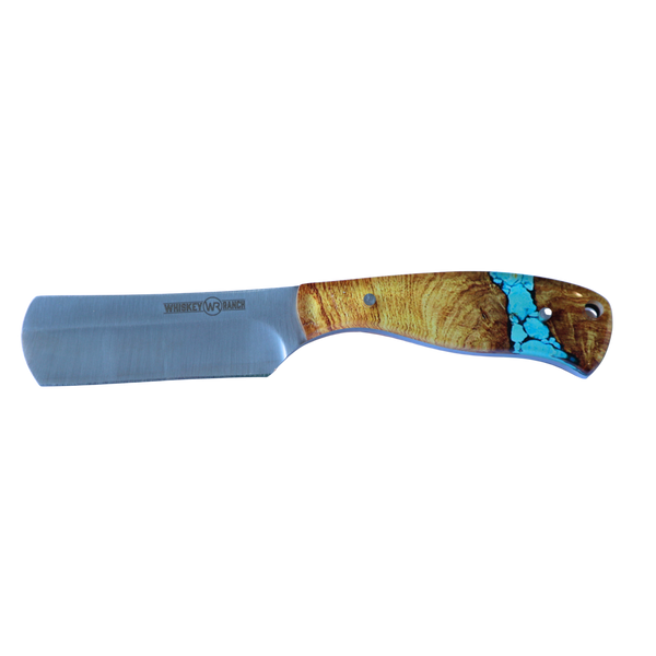 Rusted Nail Knives | Turquoise River | Acrylic Bullcutter Knife