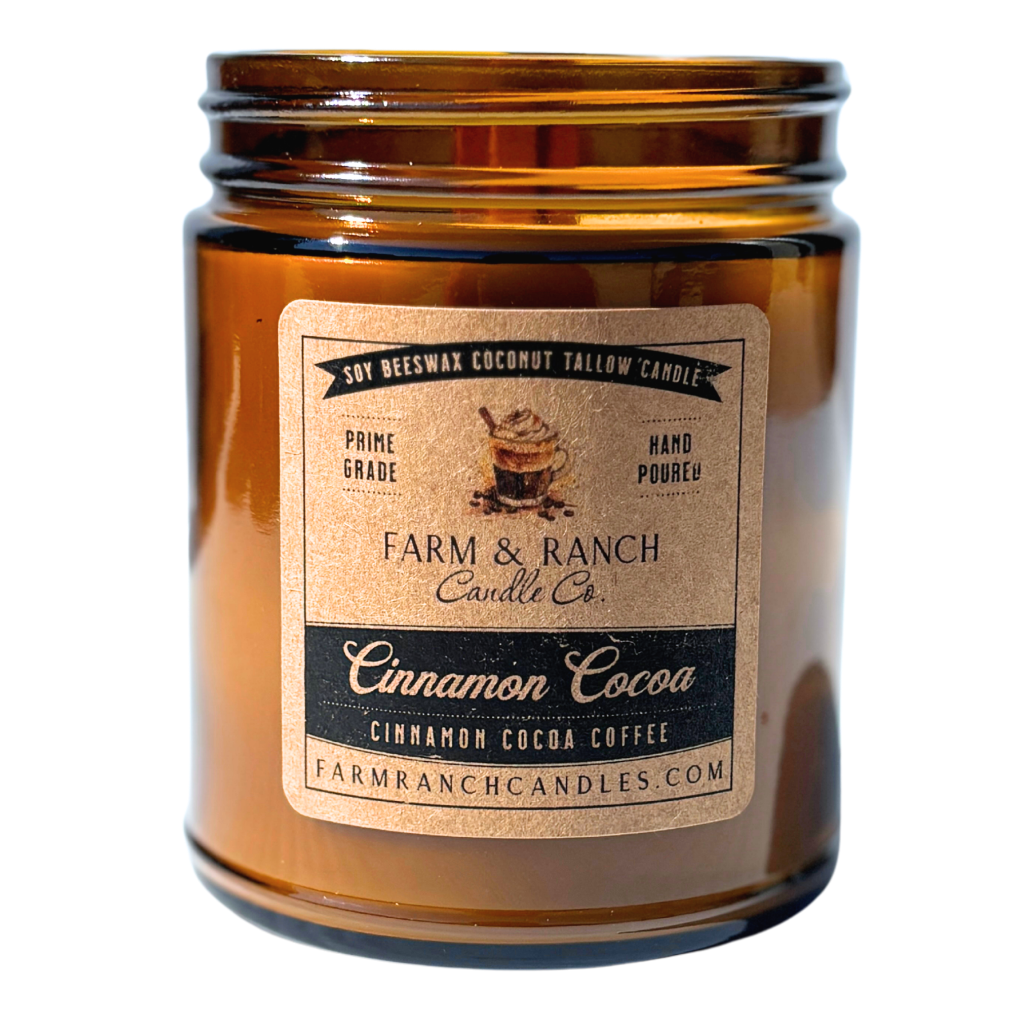 Farm & Ranch Candle Co. | Cinnamon Cocoa Coffee | 7 oz