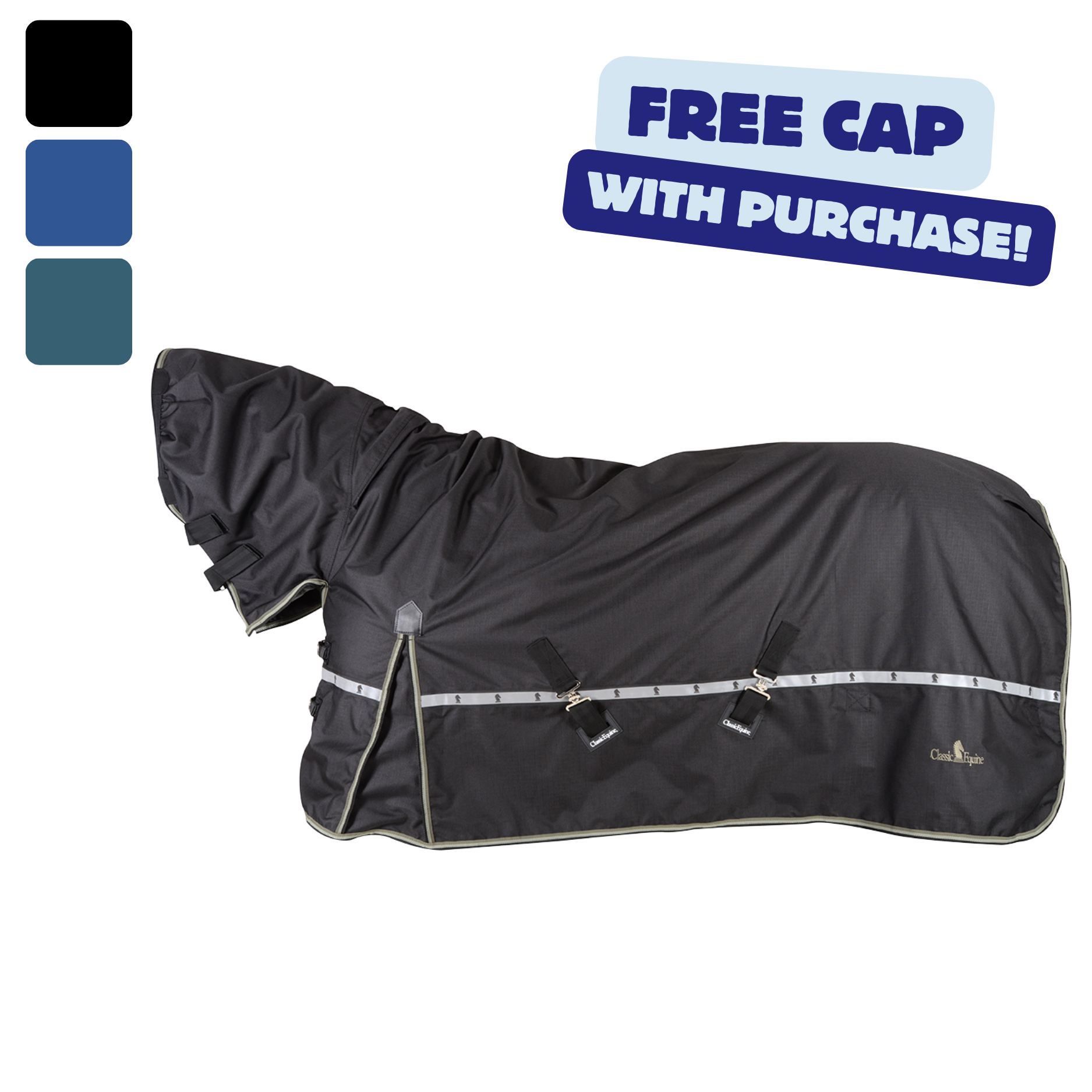 Classic Equine | 5K Cross Trainer Winter Blanket | Hooded