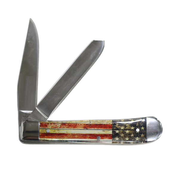 Rusted Nail Knives | Patriot | Acrylic Trapper