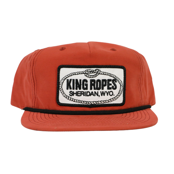 King Ropes | Patch Gramps Cap | Dark Orange & Black