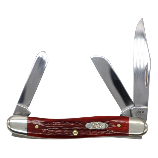 Case Knives | 00786 | Pocket Worn® Peach Seed Jig Old Red Bone Medium Stockman