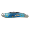 Case Knives | 25596 | Sawcut Jig Caribbean Blue Bone Peanut