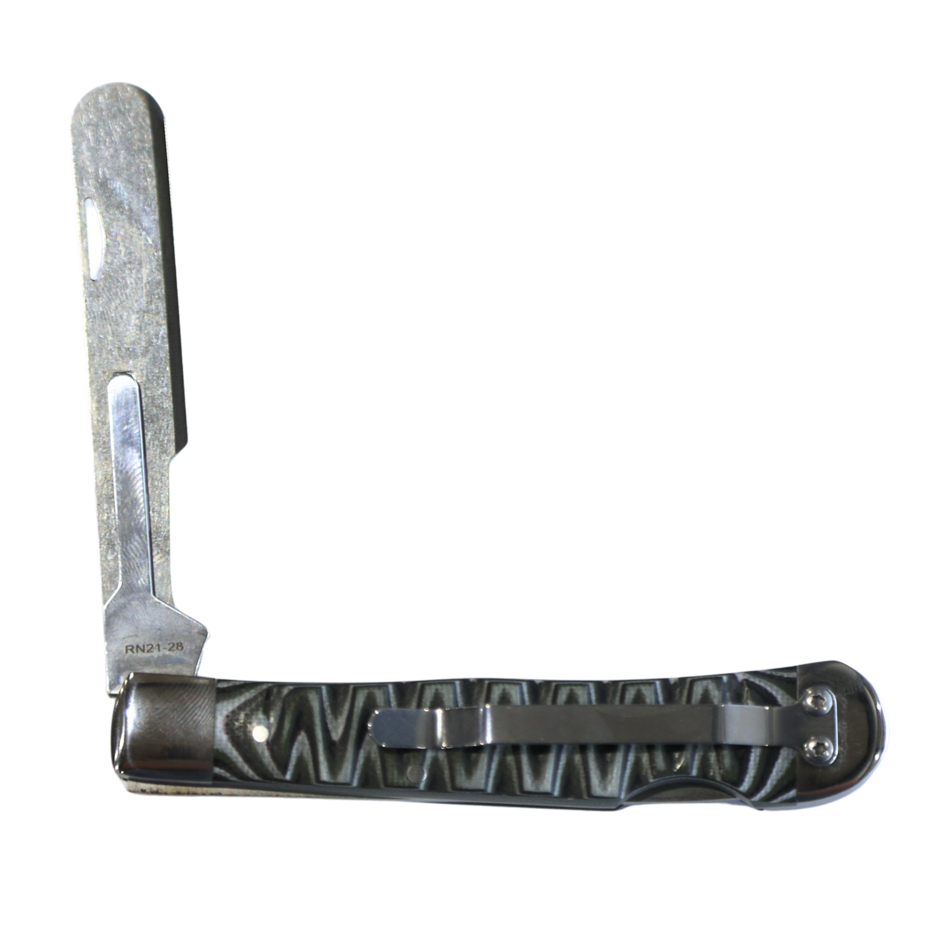 Rusted Nail Knives | Brown Fang | Lock Blade Bullcutter Trapper