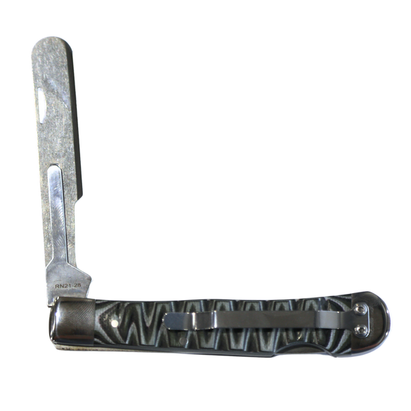 Rusted Nail Knives | Brown Fang | Lock Blade Bullcutter Trapper