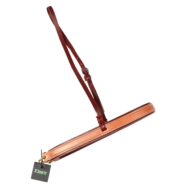 Wildfire Saddlery | 1-1/4" Noseband Latigo with Harness Overlay