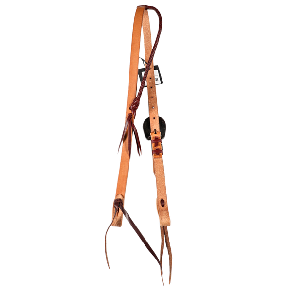 Wildfire Saddlery | 3/4" Headstall Braided Ear Harness with Cowboy Knots and Custom Buckles