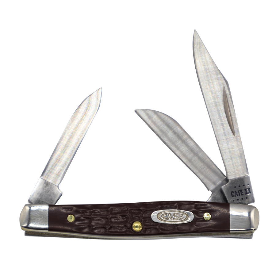 Case Knives | Brown Synthetic Small Stockman | 00081