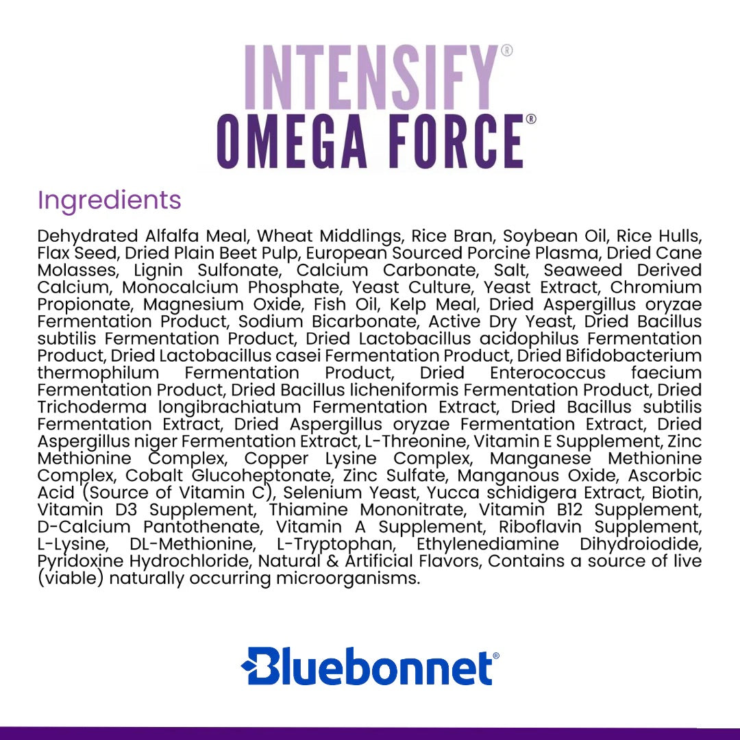 Bluebonnet Feeds | Intensify Omega Force