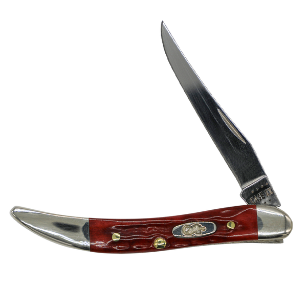 Case Knives | 00792 | Pocket Worn® Corn Cob Jig Old Red Bone Small Texas Toothpick