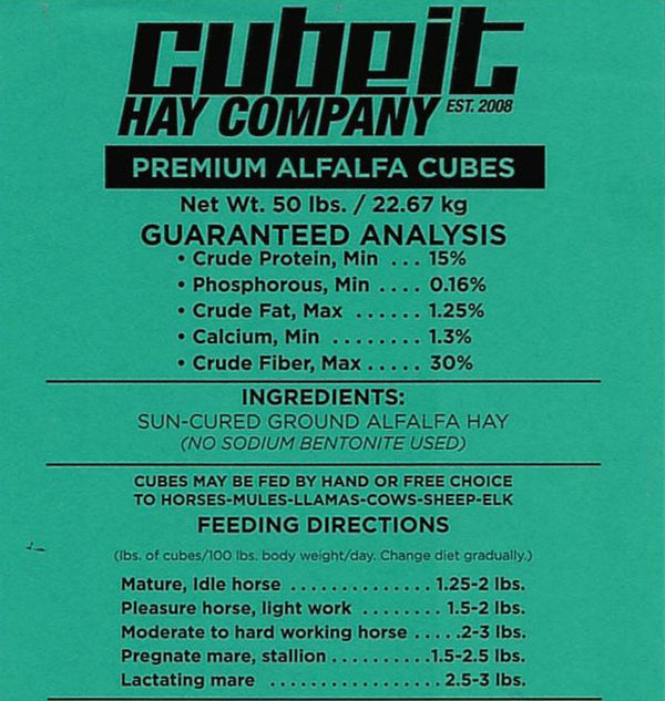 Cubeit | Alfalfa Cubes
