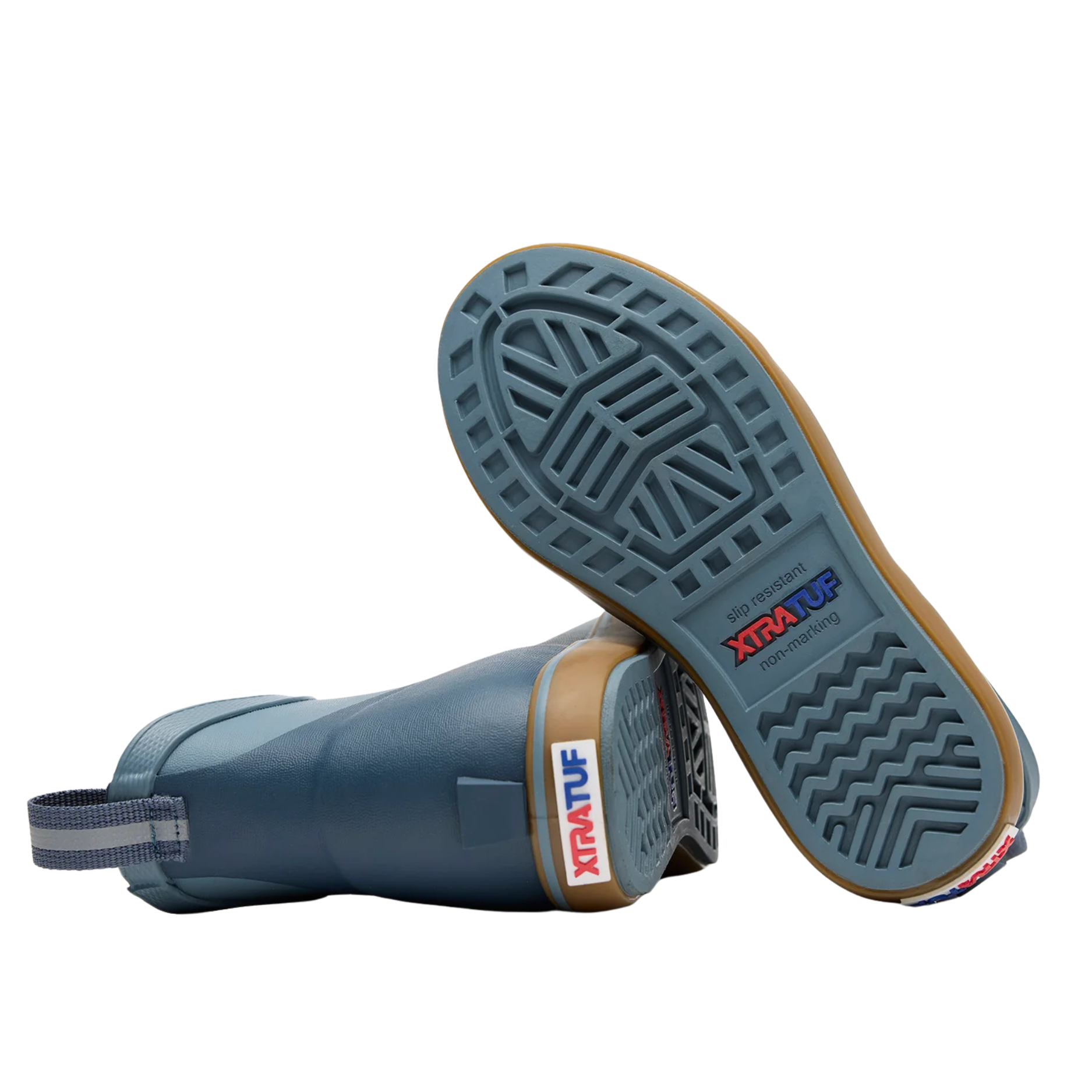 XtraTuf | Big Kids Ankle Deck Boot | Stormy Blue