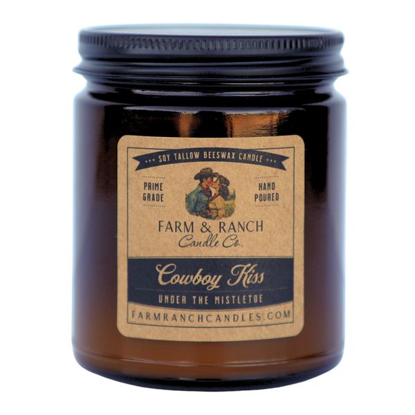 Farm & Ranch Candle Co. | Cowboy Kiss Under the Mistletoe | 7 oz