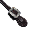 Wildfire Saddlery | Spur Straps 5/8" Rosewood Stamp with Custom Buckles