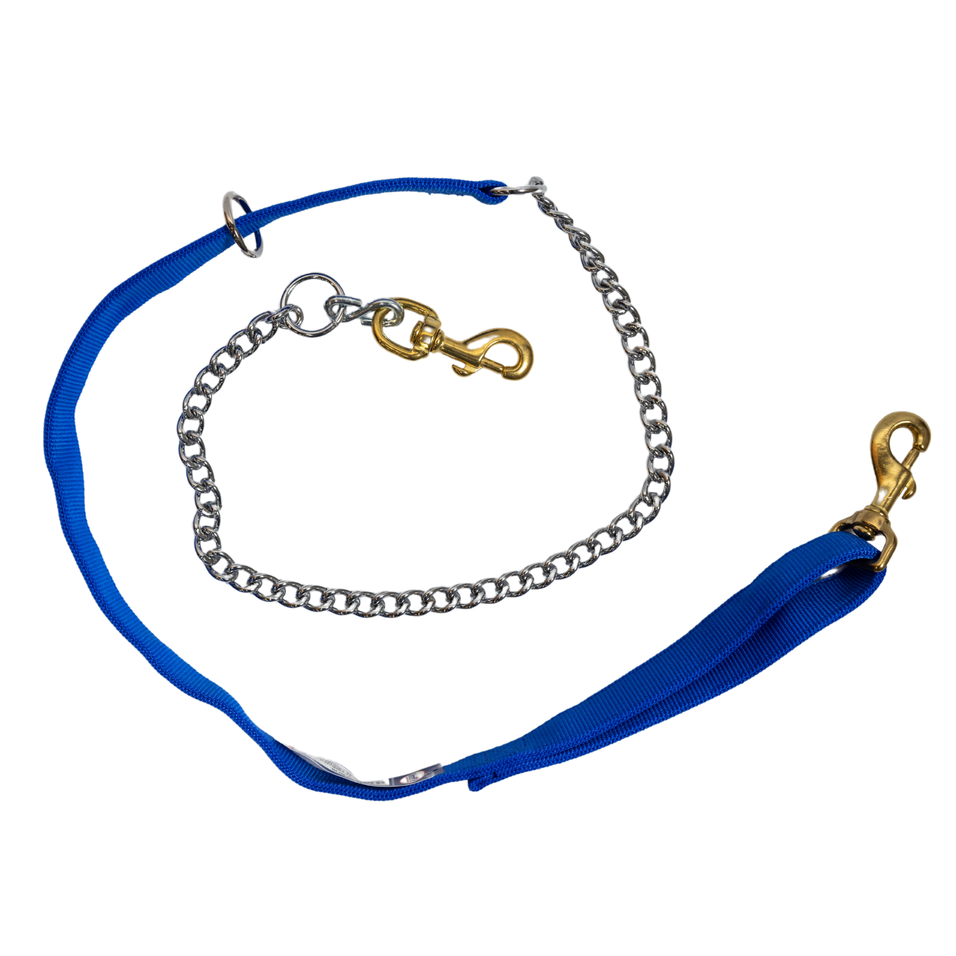 Leather Brothers | Bravo Dog Lead with Chain | 56 inch