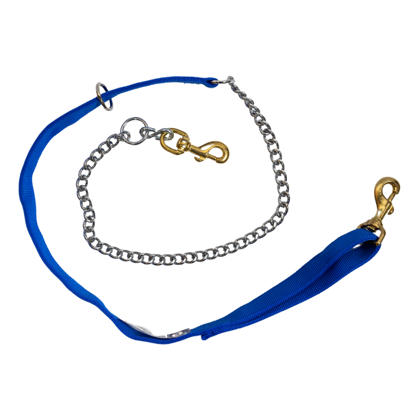 Leather Brothers | Bravo Dog Lead with Chain | 56 inch