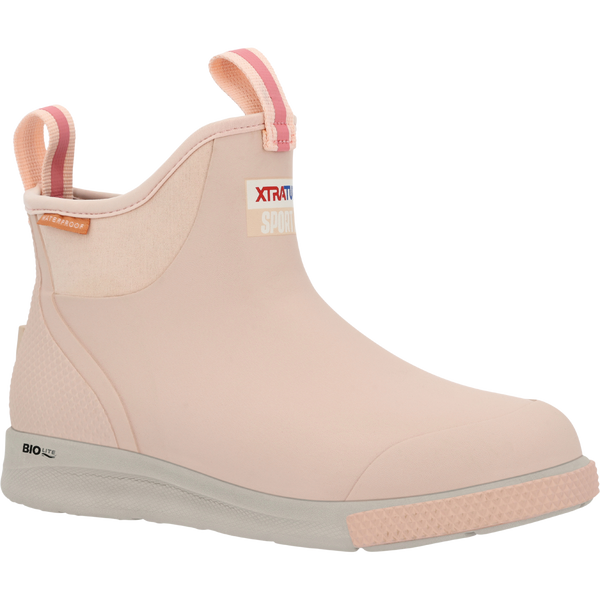 Xtratuf | Women's 6 in Ankle Deck Boot Sport | Blush Peach