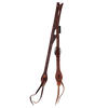 Wildfire Saddlery | 5/8" Headstall Oval Ear Chocolate Harness with Cowboy Knots