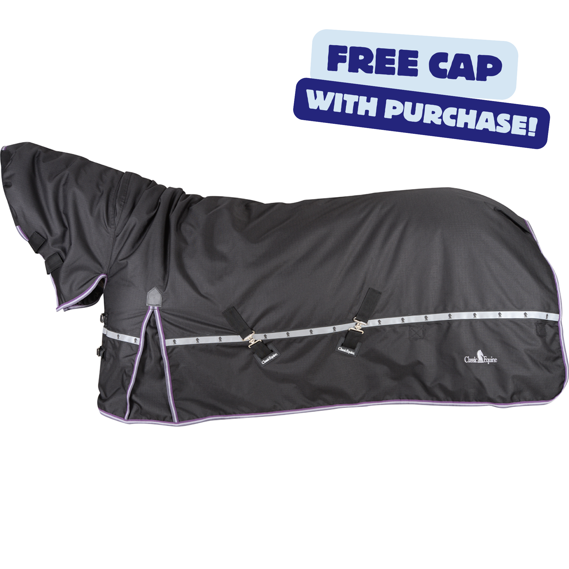 Classic Equine | 10K Cross Trainer Winter Blanket | Hooded